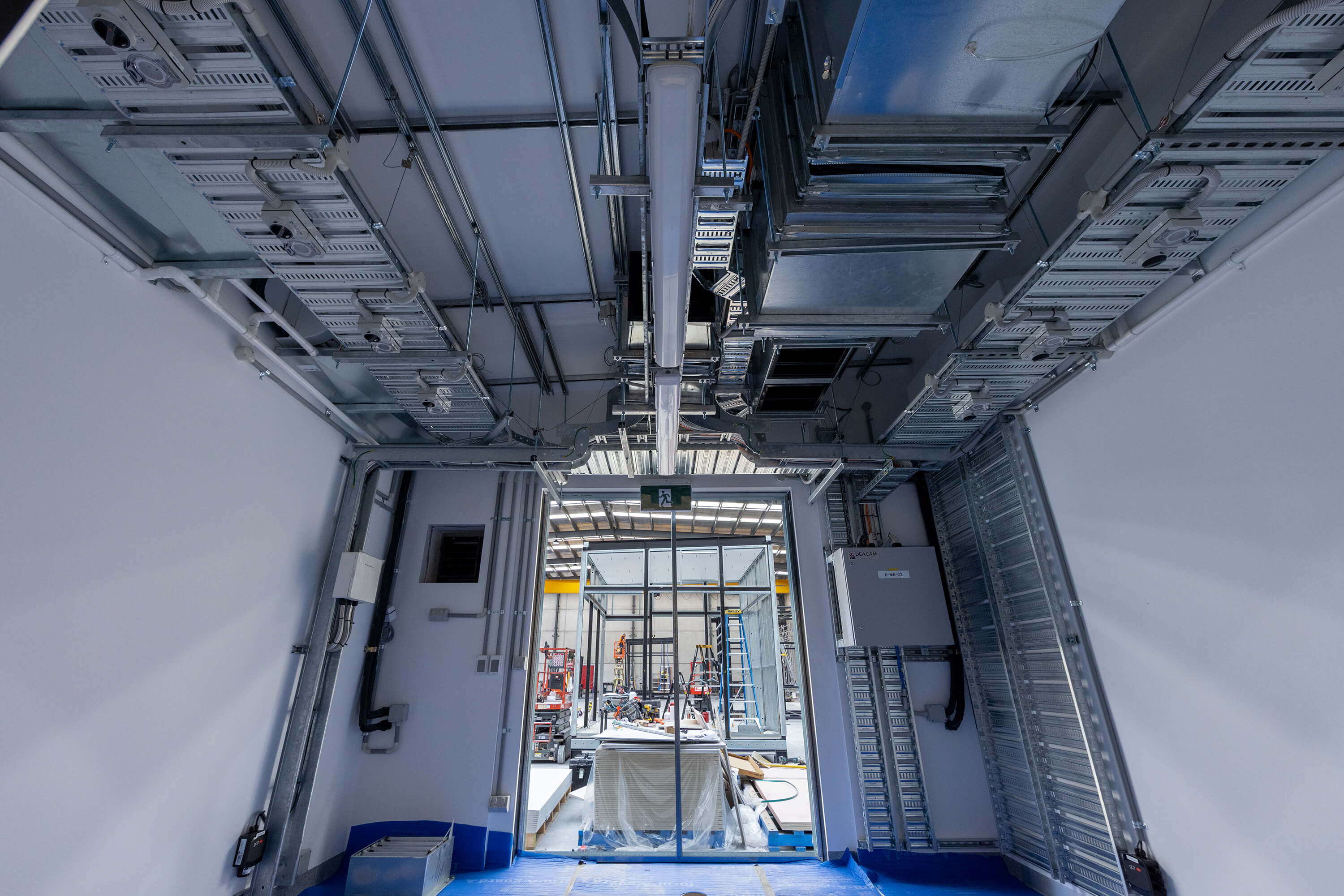 Switch room internal fit-out
